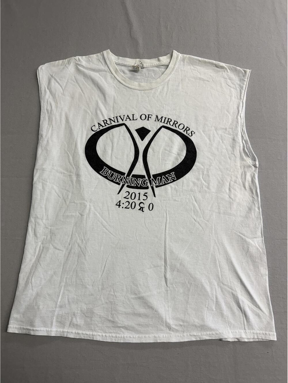Burning Man 2015 T-shirt Carnival of Mirrors 4:20 Sleeveless